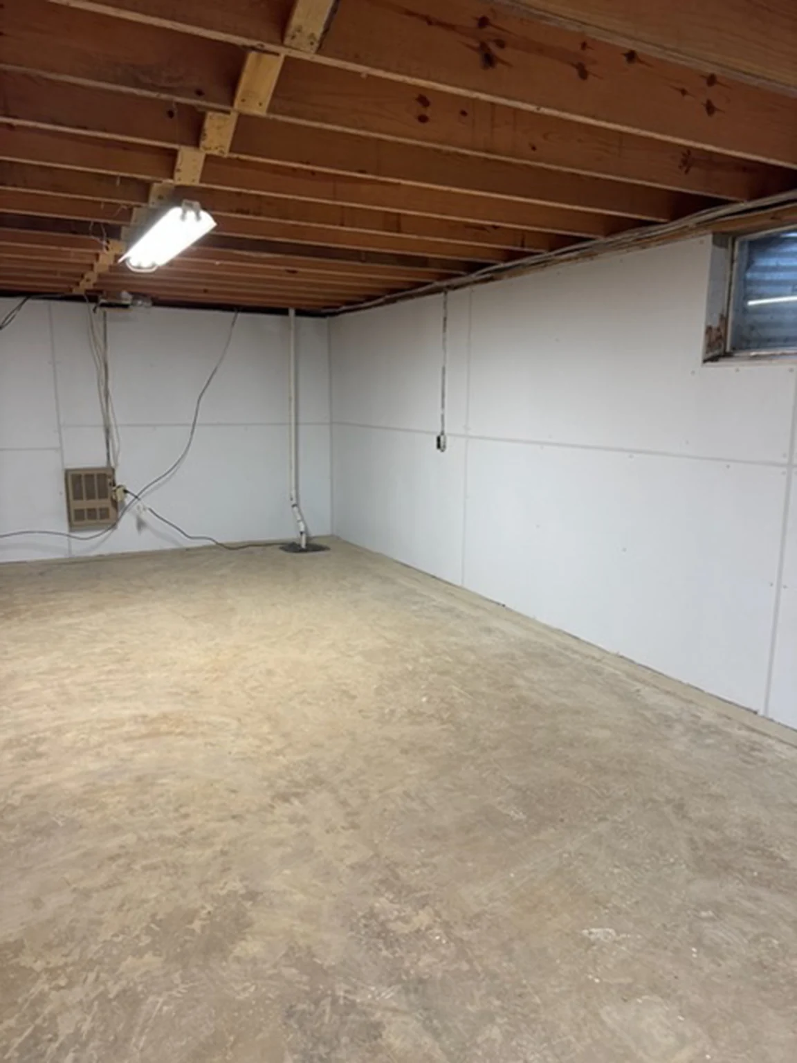 Sump Pump in a Basement