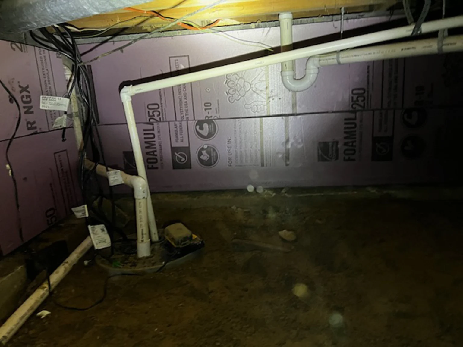 Crawlspace Encapsulation and Sump Pump