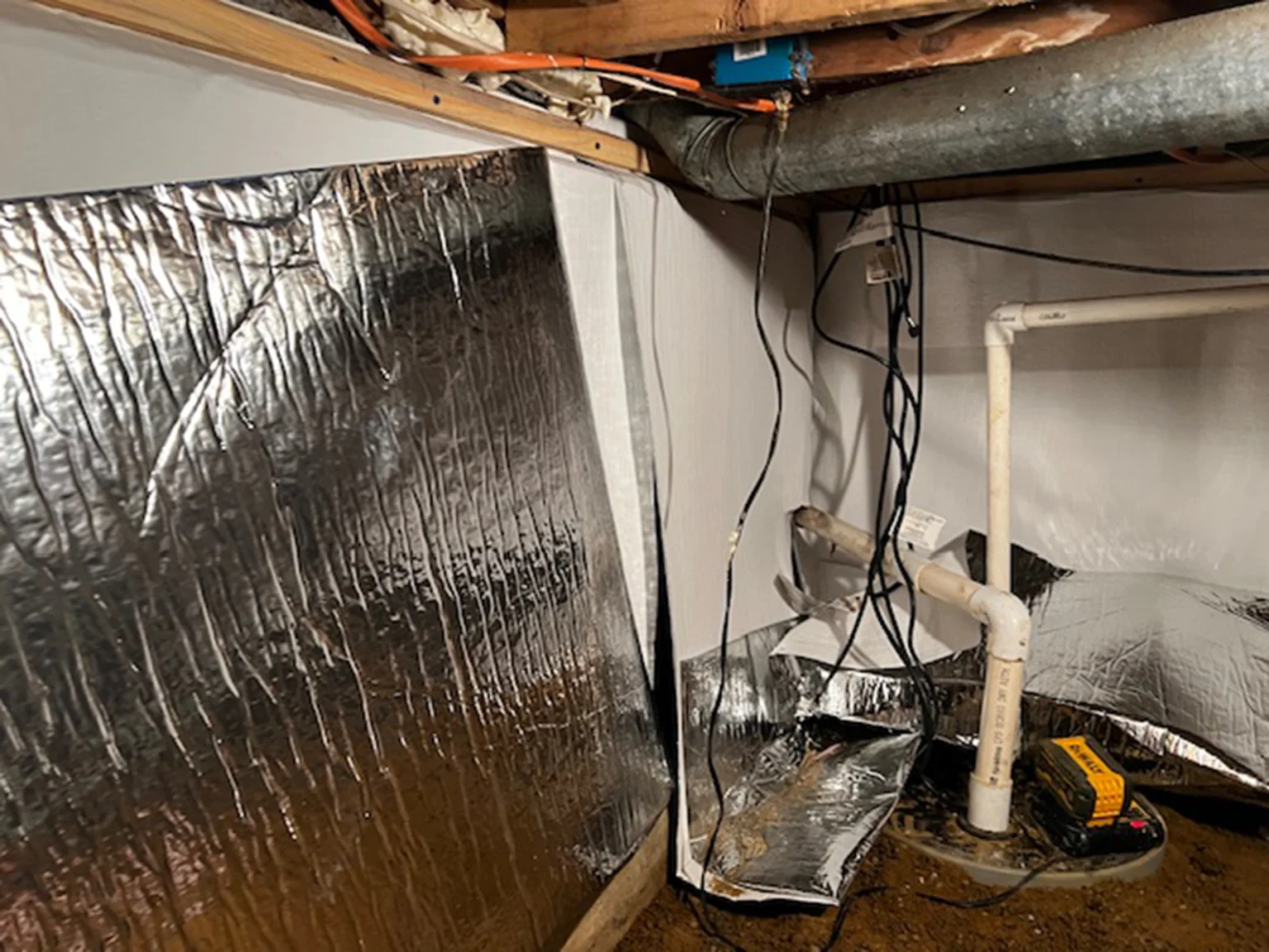 Crawlspace Encapsulation and Sump Pump